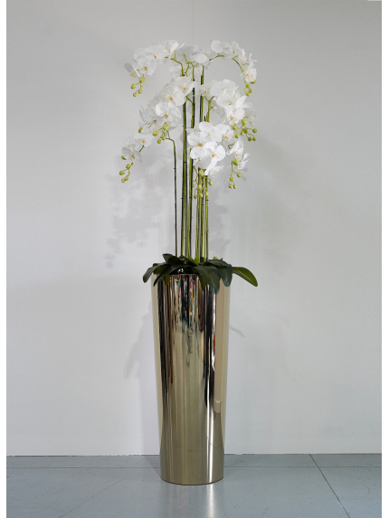 Pot cylindre champagne- effet miroir