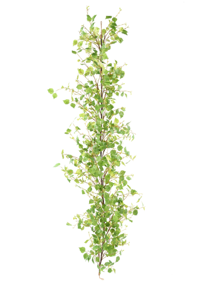 Guirlande artificielle de bouleau 210 cm